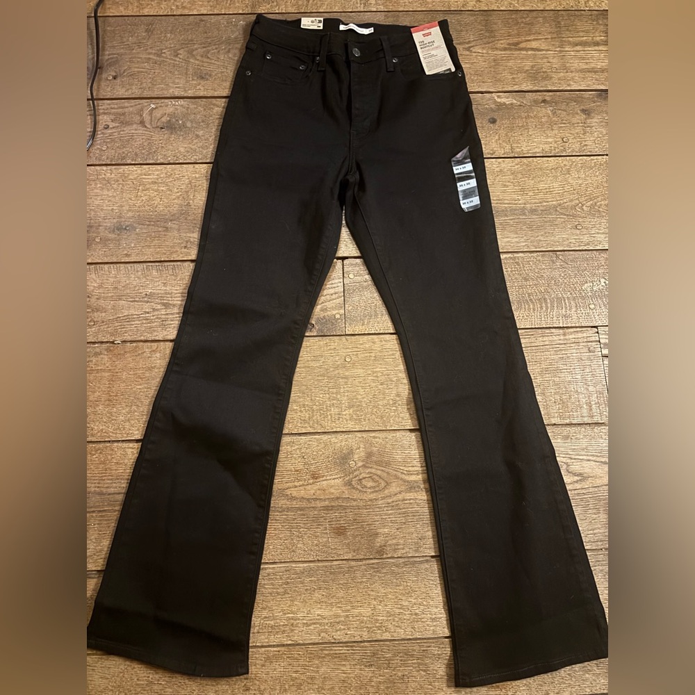 Levi's Women's Black Flare Jeans